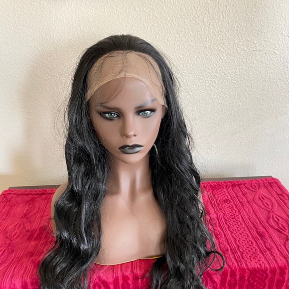 24 inch lace front wig blend